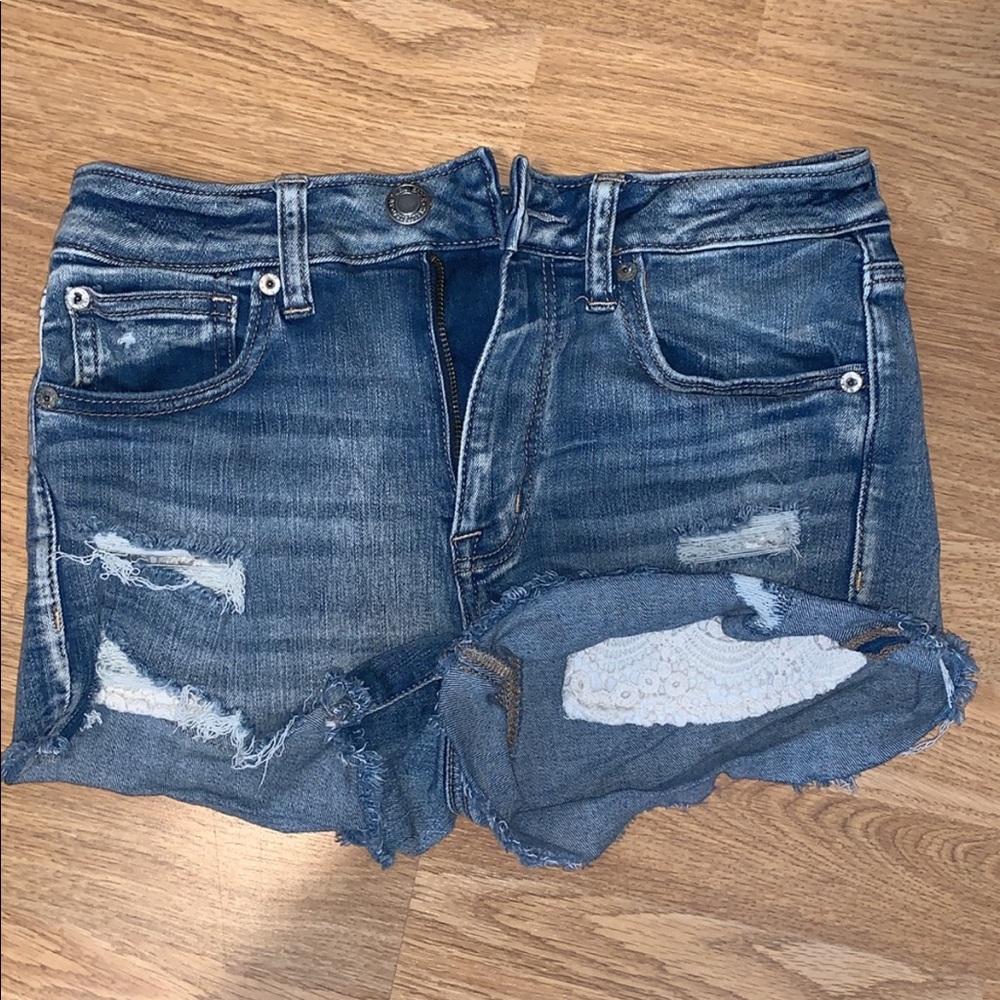 American eagle jean shorts